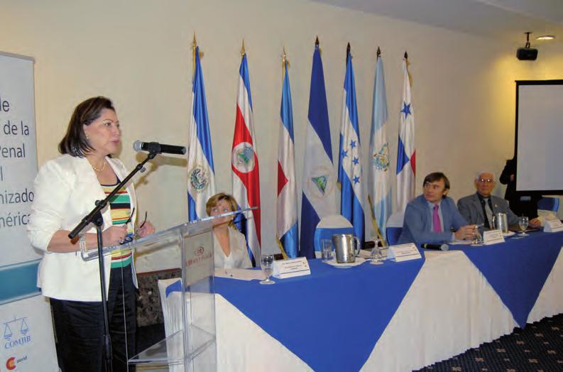 Conferencia de Ministros de Justicia de los Países Iberoamericanos (COMJIB) y la Secretaría General del Sistema de Integración de Centroamérica (SICA), con El objetivo general de la conformación de