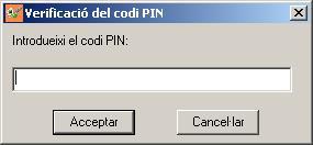 Verificació del codi PIN Per verificar el codi PIN, cal accedir a la pestanya Contingut, seleccionar Signatura digital URV i fer clic al botó Verificar codi PIN.