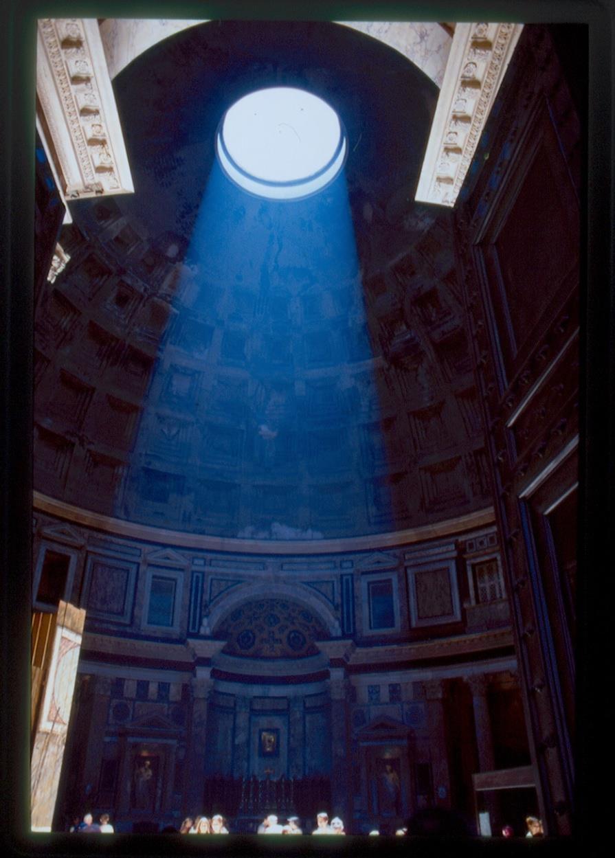ILUMINACION NATURAL Iluminación > Visibilidad cantidad y calidad Panteón - Roma ILUMINACIÓN