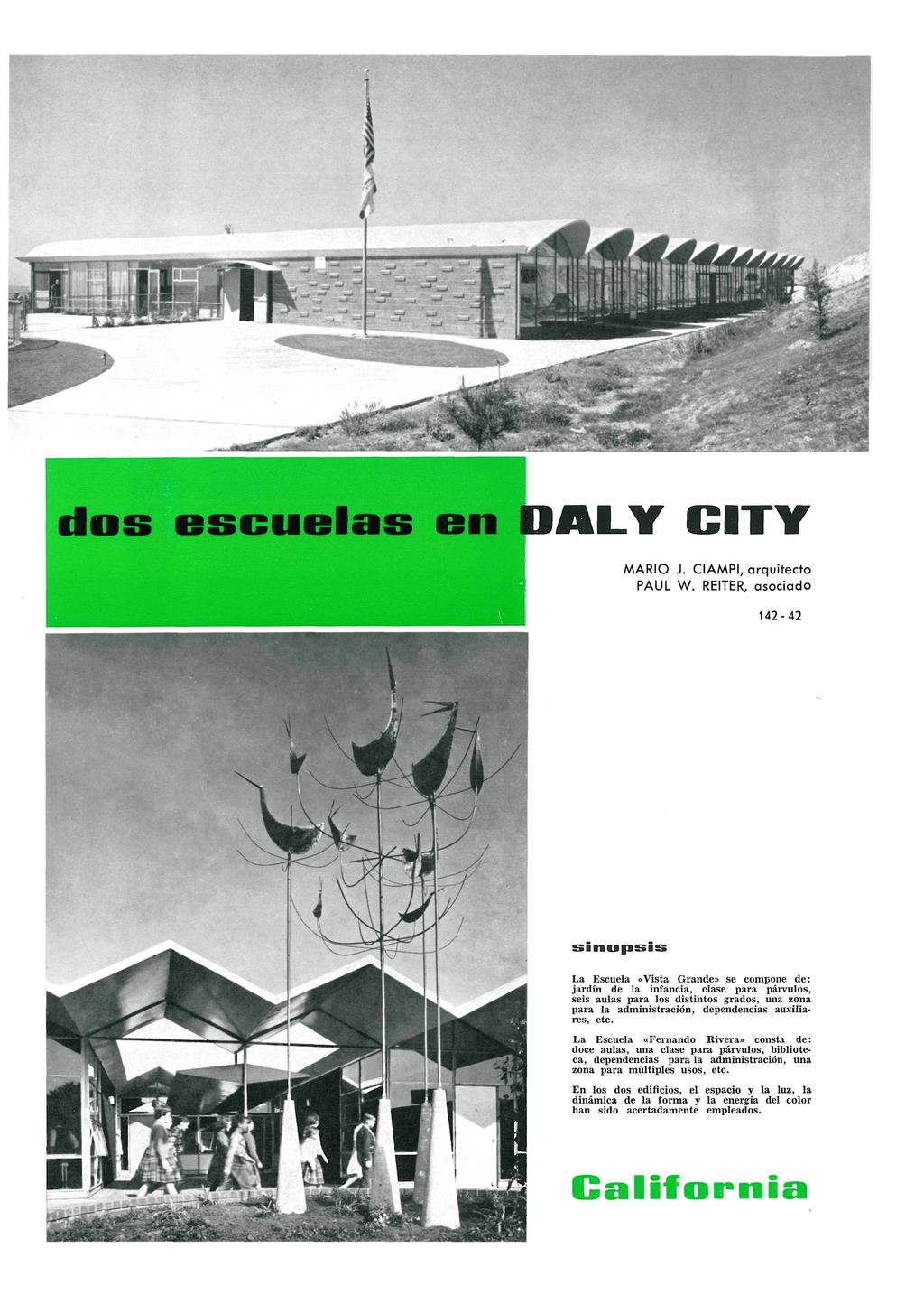 Informes de la Construcción Vol. 18, nº 174 Octubre de 1965 ALY CITY MARIO J. CIAMPI, arquitecto PAUL W.