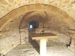La Cripta que se accede desde el centro
