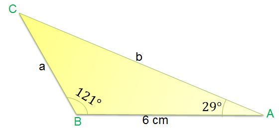 4. Solución: En este caso para dar solución al ejercicio se puede observar que se tiene el valor de dos ángulos(a y B) y un lado, por lo tanto en primer lugar calcularemos el valor del ángulo