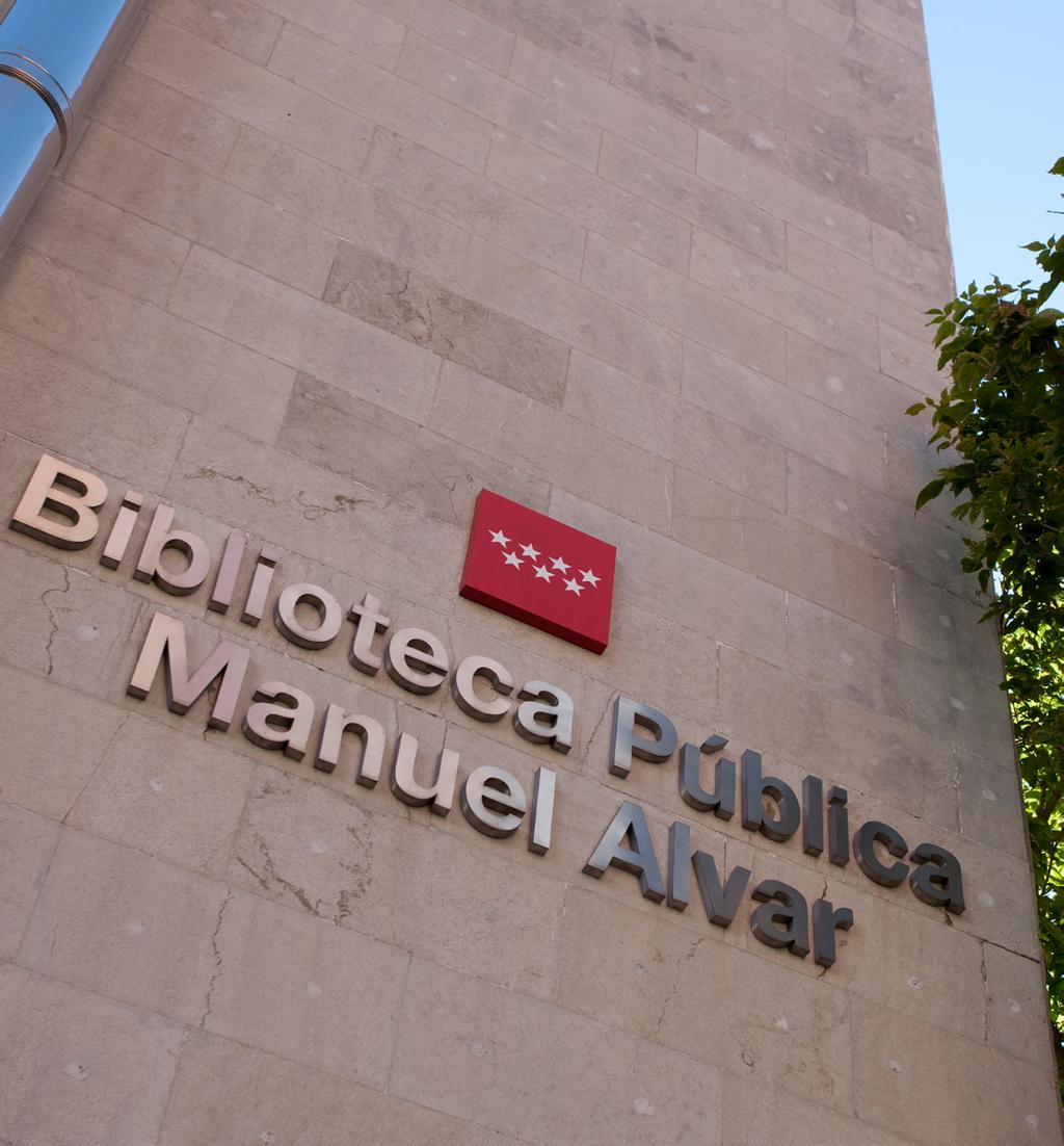 Biblioteca Pública Manuel Alvar es una de las 53 bibliotecas que forman la Red de Bibliotecas Públicas de titularidad estatal, y está gestionada por la Comunidad de Madrid.