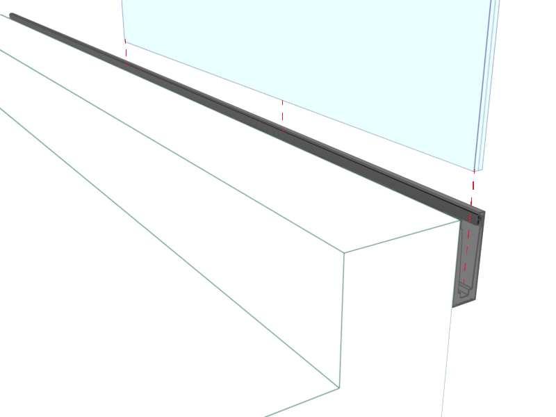 Elegir correctamente el modelo de cuña según dimensiones del vidrio.
