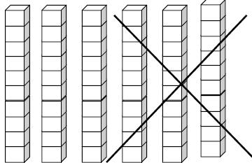 6 Restar múltiplos de 10 en el rango de 10 a 90 a partir de múltiplos de 10 en el rango de 10 a 90 (diferencias positivas o sin diferencia), usando modelos concretos o dibujos y estrategias