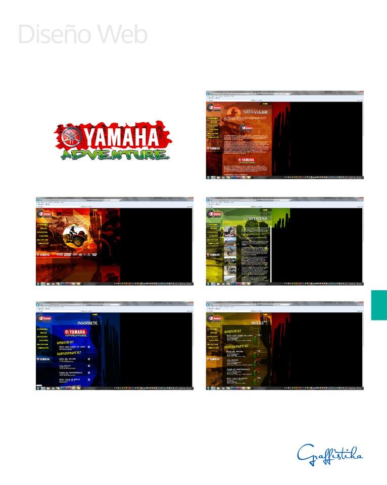 YAMAHA MOTOR DE MÉXICO Sitio web YAMAHA ADVENTURE Y X-TOURING No activo www.yamaha-motor.