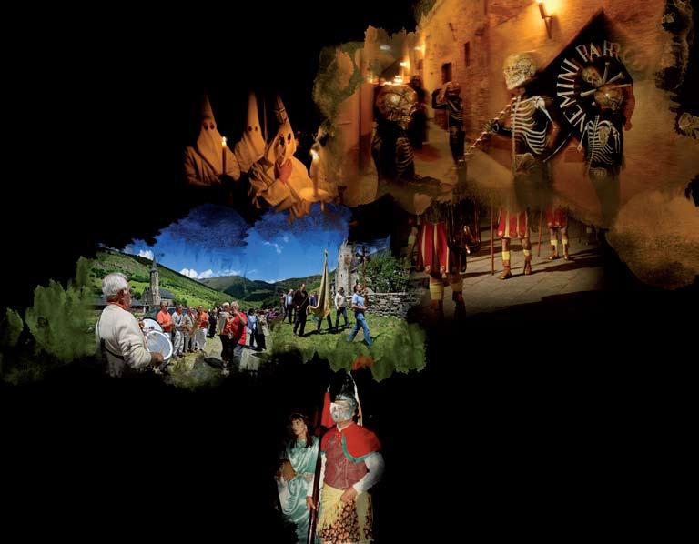 Procesiones y aplecs La Semana Santa catalana ampara un gran número de celebraciones teatrales y procesionales, muestra de la religiosidad popular desarrollada a partir del siglo XVI, y que contiene