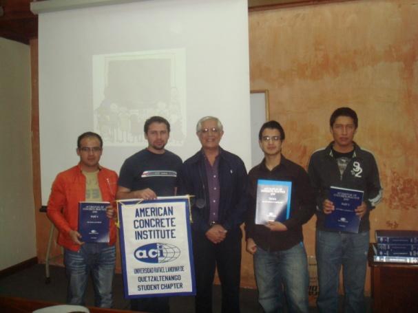 Universidades Se ha promovido conjuntamente con el Capítulo ACI Guatemala la formación de los Capítulos Estudiantiles ACI en las escuelas de Ingeniería Civil, teniendo organizados a la fecha 5