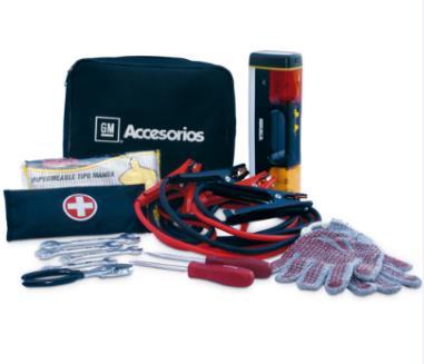 Kit de emergencia Prepárate para cualquier emergencia con este kit equipado con cables pasacorriente 3.