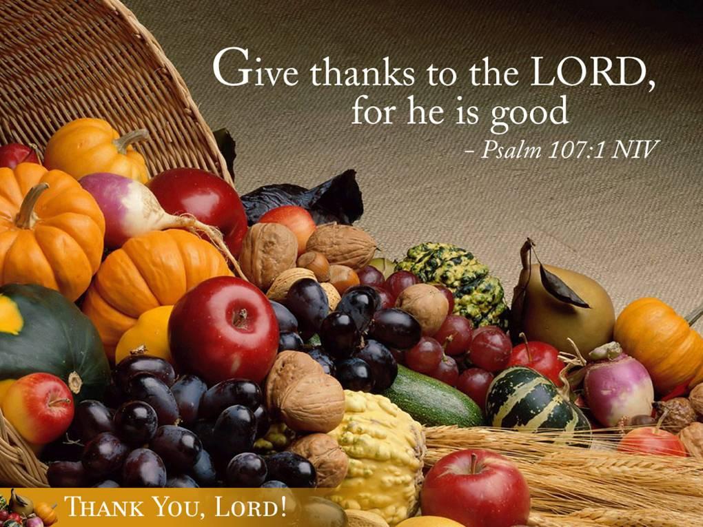 Psalm 107:1 Happy Thanksgiving!