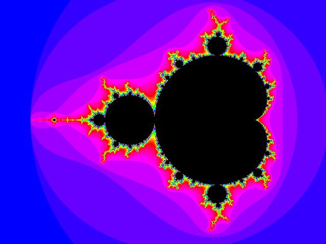 Conjunto de Mandelbrot, Conjuntos de Julia El conjunto de Mandelbrot es uno de los fractales más populares en matemáticas, ya que proporciona una de las imágenes visuales más enigmáticas y bonitas