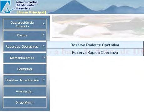 Proceso Secuencial del registro de la Reserva Rodante Operativa. 2.