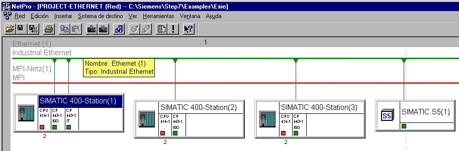 Uso del CP Ethernet con STEP 7 2.