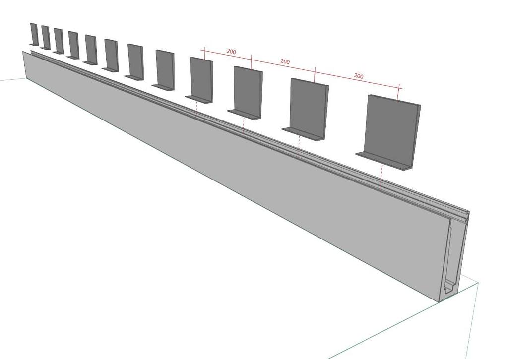 Instalación Superior - Montaje paso a paso Figura 9 Marcar y efectuar los taladros sobre el muro.
