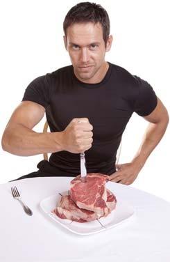 La teoría de la trofobiosis y del equilibrio biológico Ejemplo Al consumir carne, los jugos gástricos junto con la saliva la degradan en el estomago hasta la forma de aminoácido El hombre tiene una
