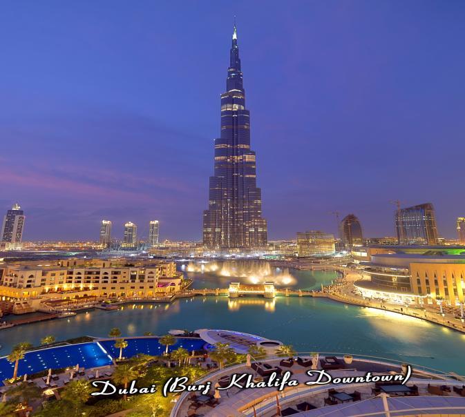 En caso de que se deseen quedar en el área del Burj Khalifa y regresar por sus medios recomendamos asistan al bello espectáculo de las