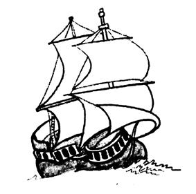 4. El barco pirata Mástil Vela Popa Babor Cubierta Borda Proa Estribor Quilla 5.