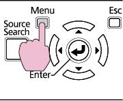 Configuración de los ajustes de menús Siga las instrucciones de estas secciones para acceder al sistema de menús del proyector y cambiar dichos ajustes.