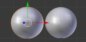 Ahora vamos a añadir un Armature. Vamos a Mode Object y seleccionamos la primera esfera.