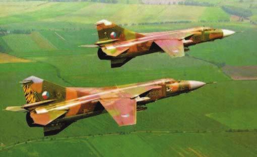 Anexo 8 MiG-23 Flogger Specifications Primary Function: Contractor: Crew: Unit Cost: Interceptor / tactical fighter Mikoyan-Gurevich One N/A Powerplant One MNPK 'Soyuz' (Khachatourov) R-35-300