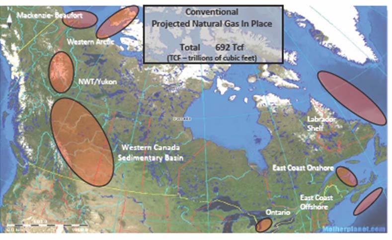 Canadá Canadá es el tercer productor mundial de gas natural, después de Rusia y Estados Unidos y el principal exportador a este país.