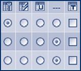 2. Tablas: creación y mantenimiento (segunda parte) Al final de cada campo se encuentran unos apartados encabezados por un icono identificador.
