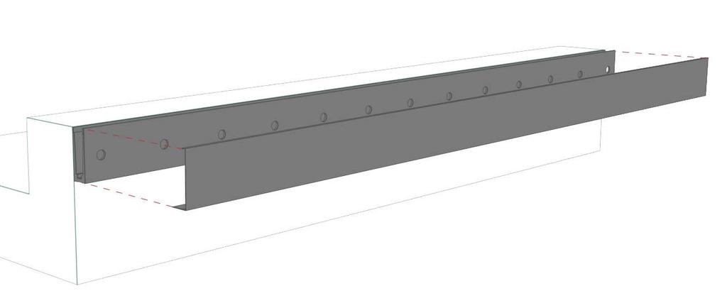Instalación Lateral - Montaje paso a paso Figura 1 Marcar y efectuar los taladros en el muro.