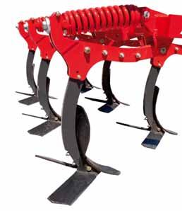 Las rejas con aletas se pueden montar en el brazo en dos posiciones mediante un tornillo.