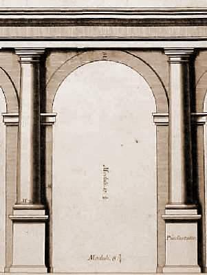 - Valores plásticos: La Arquitectura romana es dinámica producto de arcos, bóvedas, muros en una interacción de empujes y contrarrestos, de macizos y de vanos.