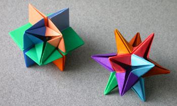 diferents tipus de mòduls (origami