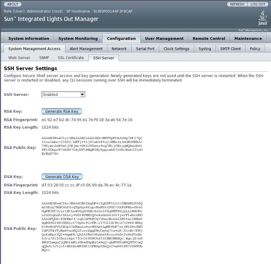 34 Suplemento de Integrated Lights Out Manager 2.