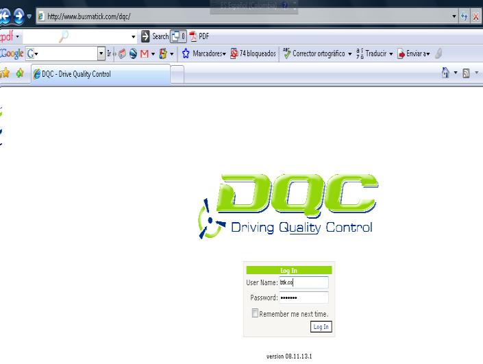DQC - Software El software DQC analiza todos los parámetros del vehículo incluyendo un sistema de localización vía GPS.