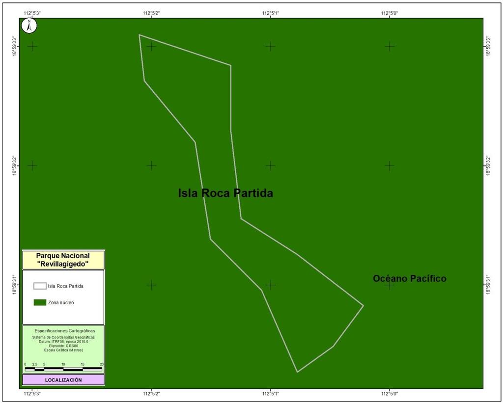 El plano oficial del parque nacional Revillagigedo se encontrará en las oficinas de la Comisión, ubicadas en Ejército Nacional número 223, colonia Anáhuac, Delegación Miguel Hidalgo, código postal