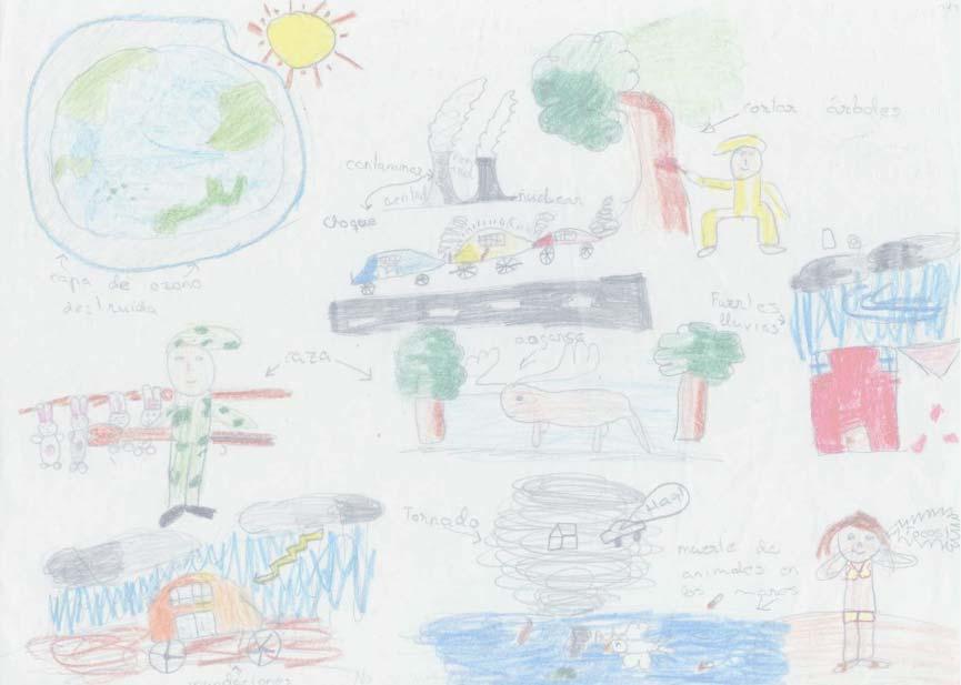 Virginia, AIE Tenerife, 9 años, a 2006 Qué nos ha enseñado el análisis de los dibujos hasta ahora?