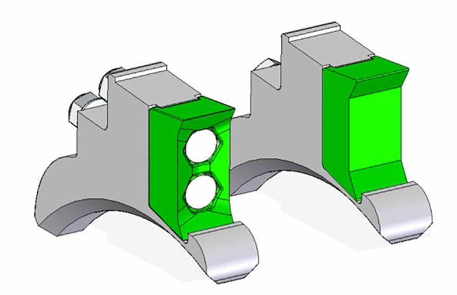 Características que le hacen único: contracuchilla ajustable y tamiz opcional La unidad trituradora del TUETON Z55 se compone de 4 piezas - chasis, rotor, sistema de tamices y una puerta con la