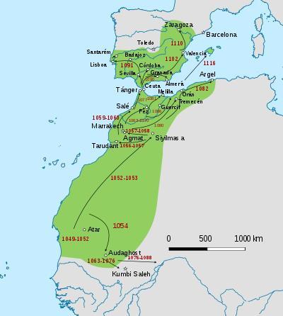 ALMORÁVIDES (1090 1144) Desembarcan en la Península en 1086 y conquistan todo el territorio andalusí.