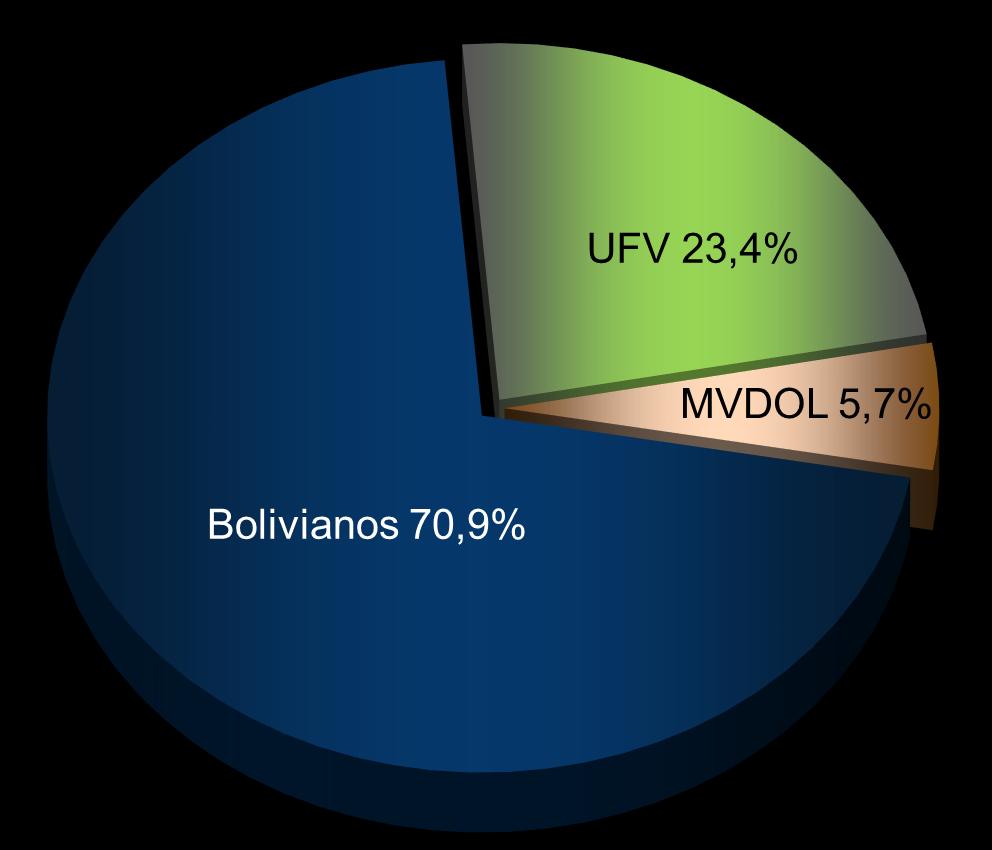 bolivianización de la deuda pública interna del TGN.