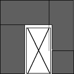2 (4" x 8" x 16"; corte especial) (1) bloque C3 (4" x 6 1/2" x 8") 2 1 C3 Hilada 15 (1)