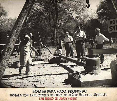 ADIMRA - AIM Rosario Instalación de bomba para pozo profundo. 1958. Yo nací un 1º de abril de 1965 en la ciudad de Rosario, hijo de Gustavo y María Susana.
