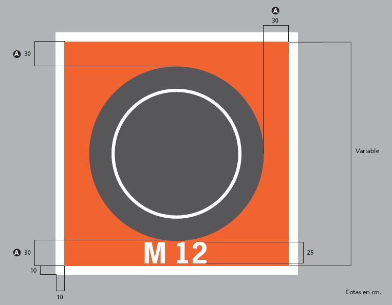Véase la Figura 2-22-1. Figura 2-22-1. Señal de instalación en plataforma 23.
