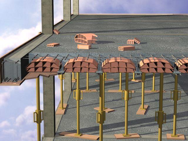 Entre las viguetas se colocan unos bloques llamados bovedillas. Forjado: Es el suelo y el techo de los edificios.