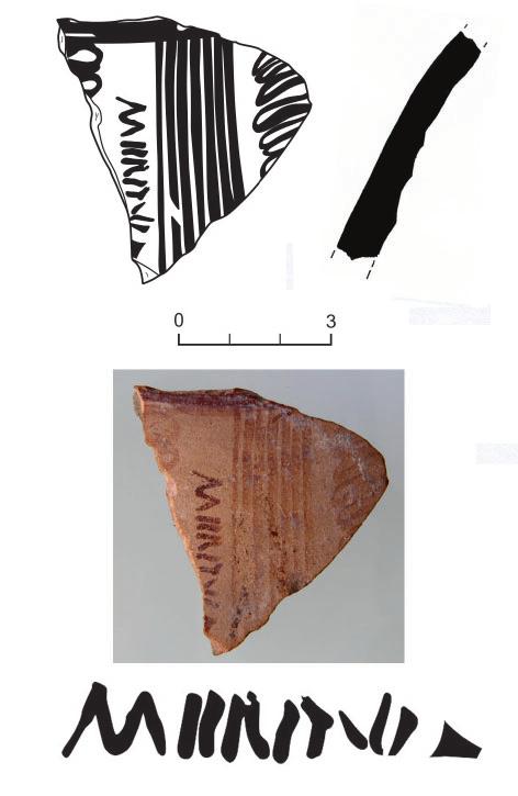 B, plano del yacimiento de Peña Negra, con indicación del Sector IV, donde se localizó el fragmento con inscripción (según González Prats, 1983, fig. 2).