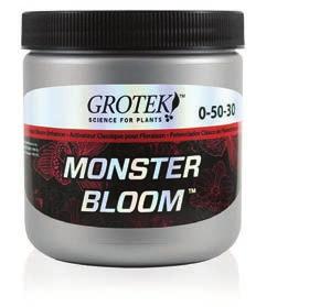 Esta fórmula mejorada y más concentrada está diseñada para trabajar conjuntamente con Monster Bloom TM y obtener el máximo crecimiento y calidad de los frutos cosechados.