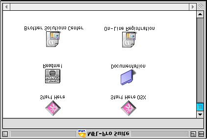 Paso 2 Para usuarios de cable de interfaz de red Para el sistema operativo Mac OS de 8.6 a 9.