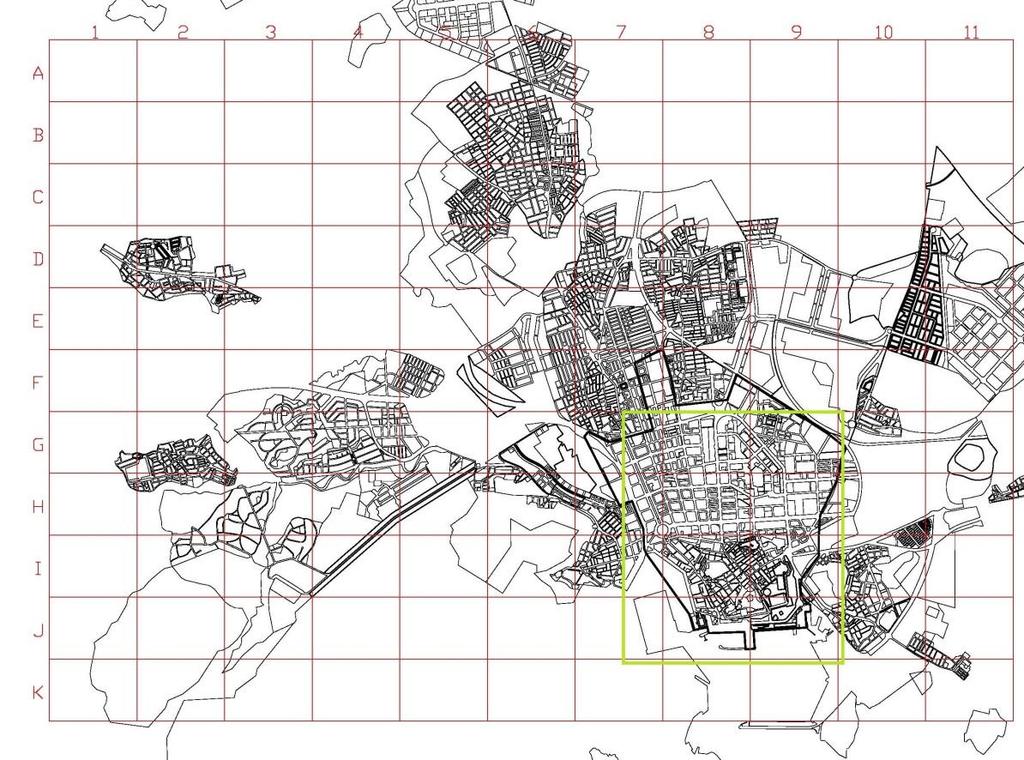 3 Figura 1. Plano de sectores de Cartagena.