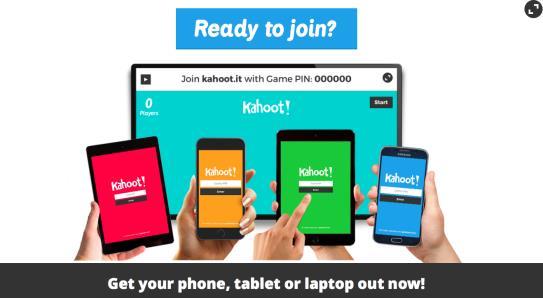 ordenador) y acceder a internet a la página de Kahoot www.kahoot.it 4º.
