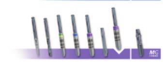 MG-INHEX STD Implante 4,25 x 11,5 mm. MG-INHEX STD Implante 4,25 x 1 MG-INHEX STD Implante 4,25 x 15 mm.