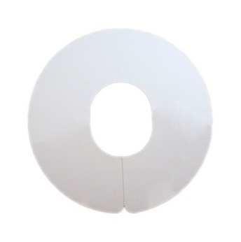 PVC blanco de 0,5mm, diámetro 104 mm Para barras redondas y ovaladas. Pack 50 unid. Ref. 03.4148/1 Separador de tallas neutro para texto, circular.