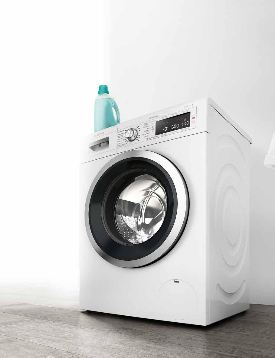 Lavadoras y secadoras 105 Dosificación automática i-dos. Almacena y dosifica el detergente y suavizante automáticamente hasta durante 20 lavados.