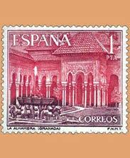 monumento. Dentro de la serie Paisajes y Monumentos, Correos emitió un nuevo sello con la Alhambra de protagonista.